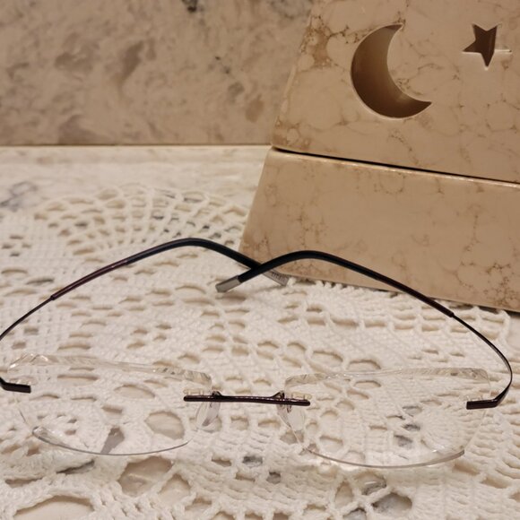 SILHOUETTE EYEGLASSES FRAMES 7581 40 6062 TITAN RIMLESS FLEX ARMS AUSTRIA & CASE - Picture 14 of 14